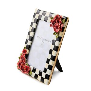 Courtly Check Floral Frame – Courtly Check, 4″ x 6″