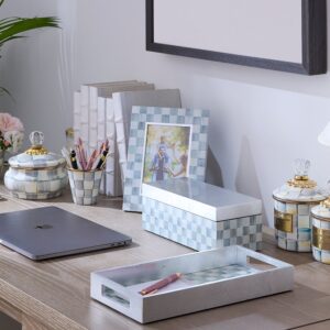 Sterling Check Lacquer Frame – Sterling Check, 4″ x 6″