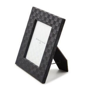 Black Faux Leather 5″ x 7″ Frame
