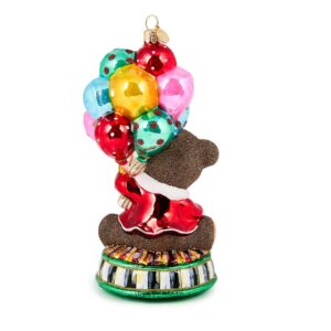Baby’s 1st Balloon Bear Glass Ornament