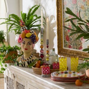 Fairy Tale Glass Candlestick – Fairy Tale, Large