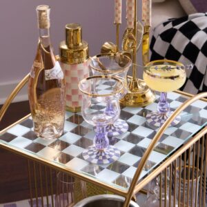 Violet Check Glassware – Violet Check, Wine Glass