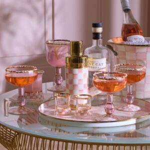 Rosy Check Glassware – Rosy Check, Coupe Glass