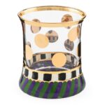 Cirque Purple & Green Tumbler Glass, Set of 2