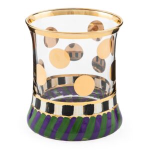Cirque Purple & Green Tumbler Glass, Set of 2
