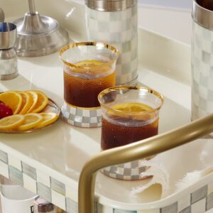 Sterling Check Glassware – Sterling Check, Tumbler Glass, Set of 2