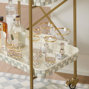 Sterling Check Glassware – Sterling Check, Highball Glass, Set of 2