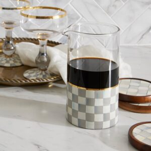 Courtly Check Mixing Glass – Sterling Check