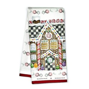 Gingerbread House Dish Towel