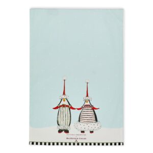 Patience Brewster Santa Penguins Dish Towel