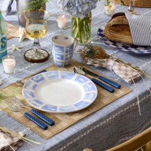 Black Check Napkin, Set of 4 – Flax