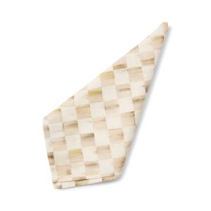 Courtly Check Cotton Napkin – Mocha Check