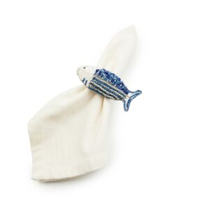 Go Fish Napkin Rings, Set of 4