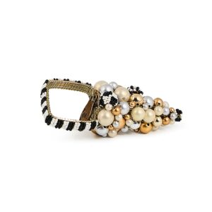 Glam Up Beaded Tree Napkin Rings, Set of 4