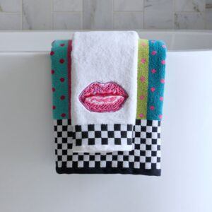 Stripe & Dot Confetti Towel – Multi, Bath Towel