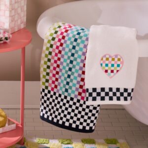 Micro Check Towel – Rainbow, Bath Towel