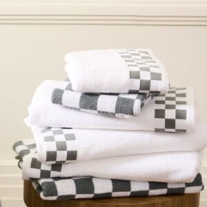 Check Towel – Sterling, Hand Towel