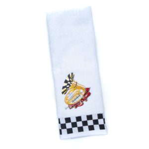 Pucker Up Check Hand Towel