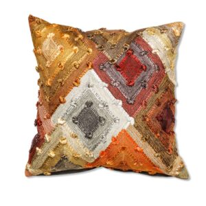 Cobblestone Diamond Throw Pillow