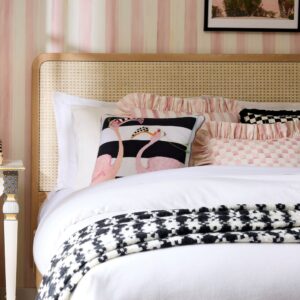 Patience Brewster Flamingo Throw Pillow