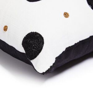 Monogram “A” Beaded Throw Pillow