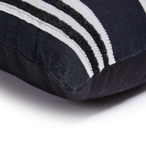 Monogram “A” Beaded Throw Pillow – Q