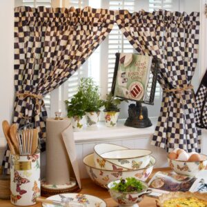 Courtly Check Cafe Curtains, Set of 2 – Courtly Check