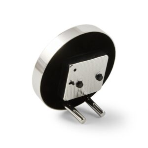 Courtly Check Silver Plated Round Desk Clock – Courtly Check