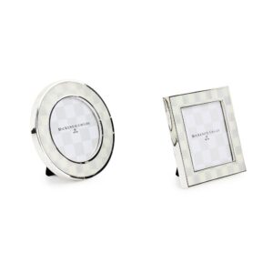 Check Silver Plated Frame – Sterling Check, Set of 2