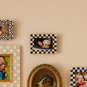 Check Silver Plated Frame – Courtly Check, 4″ x 6″