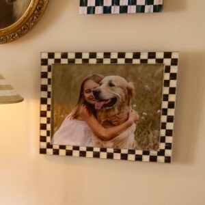 Check Silver Plated Frame – Courtly Check, 8″ x 10″