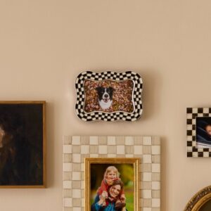 Wavy Check Silver Plated Frame – Wavy Check, 4″ x 6″