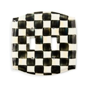 Courtly Check Switch Plate