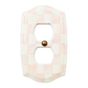 Rosy Check Switch Plate – Rosy Check, Double Outlet Cover