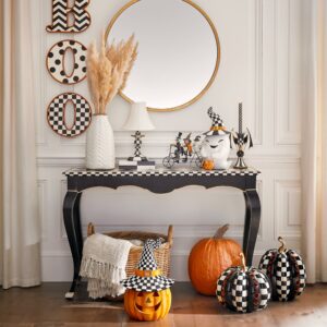 Violet Check Candlestick Lamp – Courtly Check