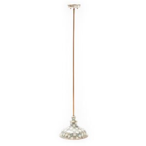 Sterling Check 12″ Barn Pendant Lamp