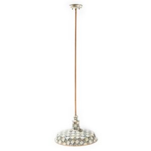 Sterling Check Barn Pendant Lamp -18″