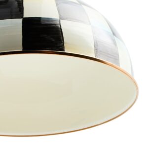 Courtly Check 18″ Dome Pendant Lamp