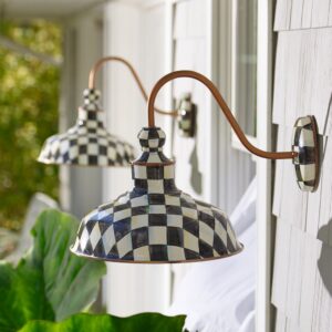 Courtly Check 12″ Barn Sconce