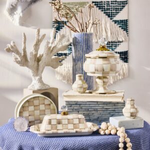 Emerald Check Butter Box – Mocha Check