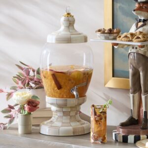 Rosy Check Beverage Hostess – Mocha Check