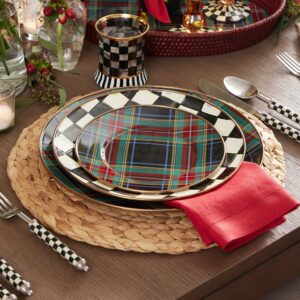 Black Tartan Dinnerware – Black Tartan, Charger Plate