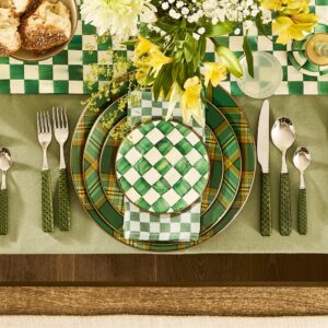 Tartan Green Dinnerware – Green Tartan, Charger Plate