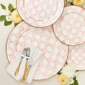 Rosy Check Enamel Dinnerware – Rosy Check, Charger Plate