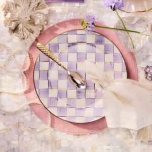 Violet Check Dinnerware – Violet Check, Charger Plate
