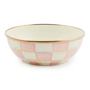 Rosy Check Enamel Everyday Bowl – Rosy Check, Extra Small