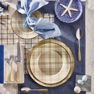 Latte Tartan Dinnerware – Latte Tartan, Salad Plate