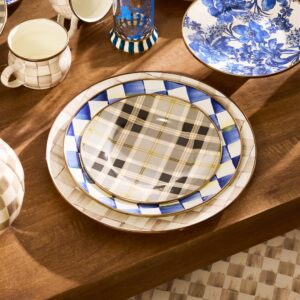 Tartan Mocha Dinnerware – Mocha Tartan, Salad Plate