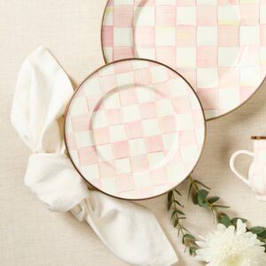 Rosy Check Enamel Dinnerware – Rosy Check, Salad Plate