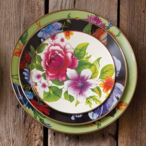 White Flower Market Enamel Dinnerware – White Flower Market, Salad Plate